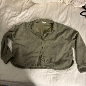 Madewell Sage Green corduroy Top